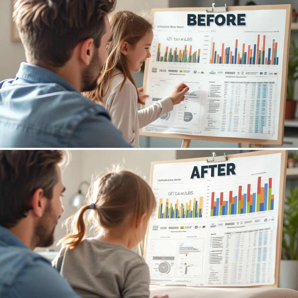 Graphique de budget amélioré par IA